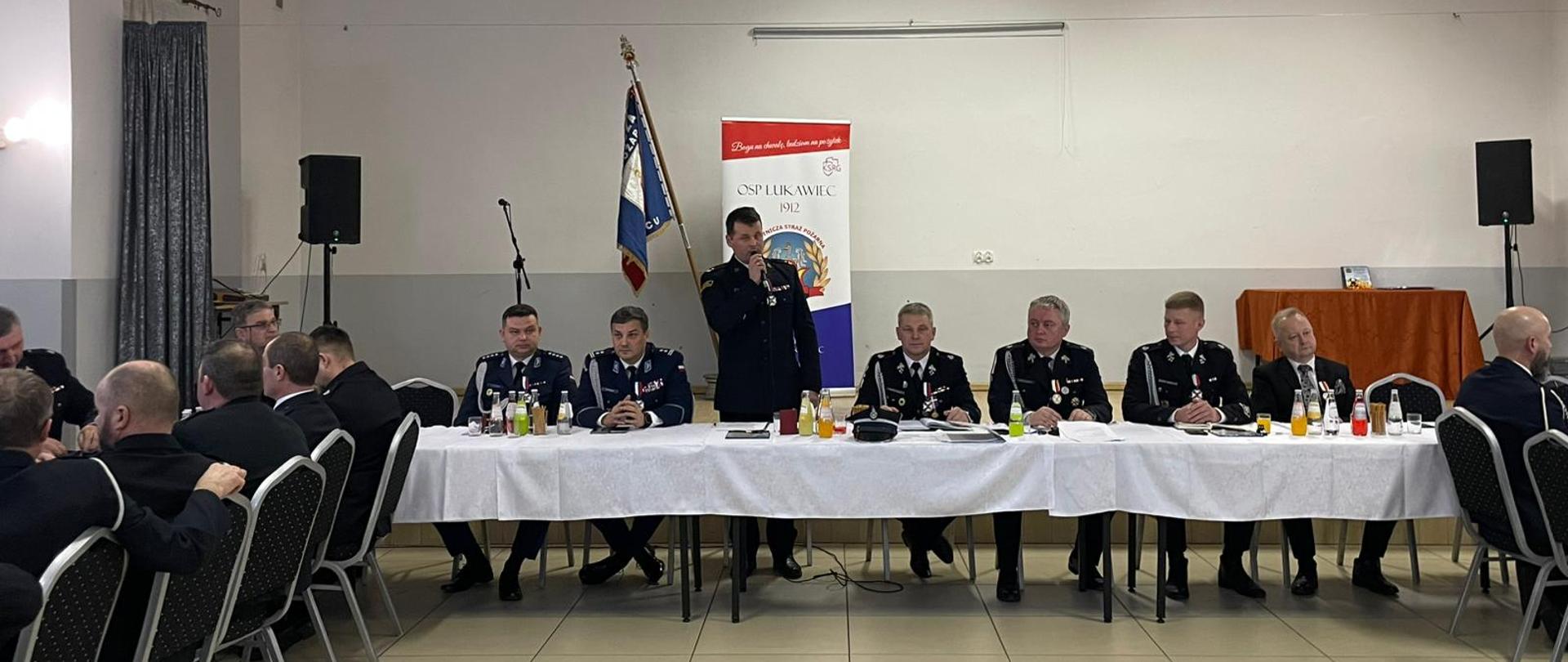 Zebranie sprawozdawcze OSP Łukawiec