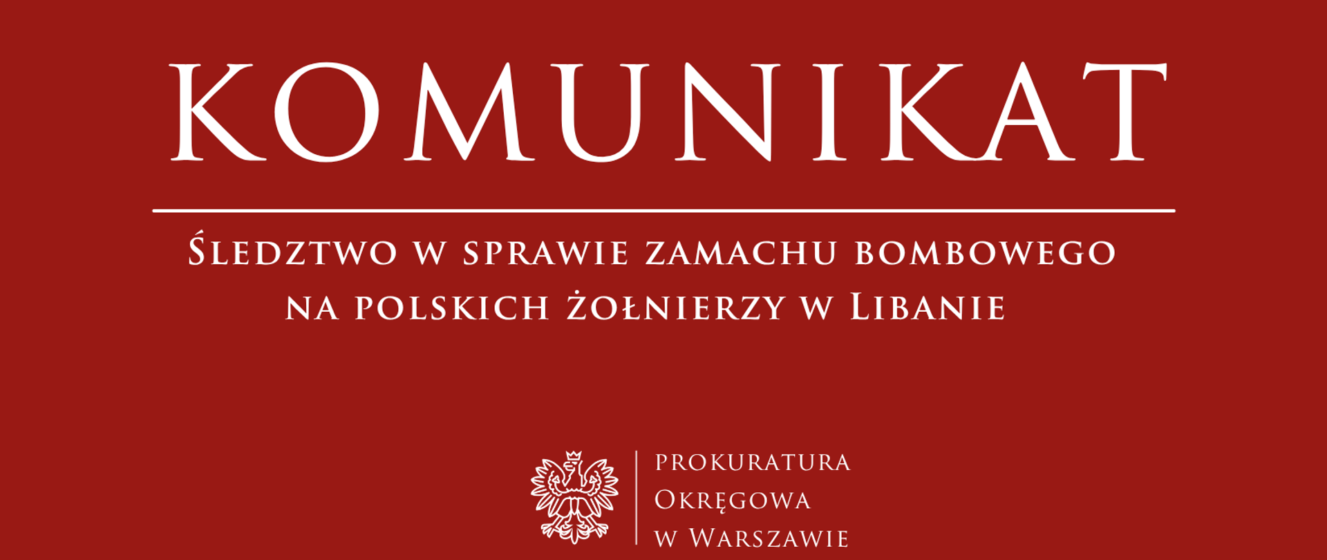 Komunikaty - Warszawa Okręg (1) Liban