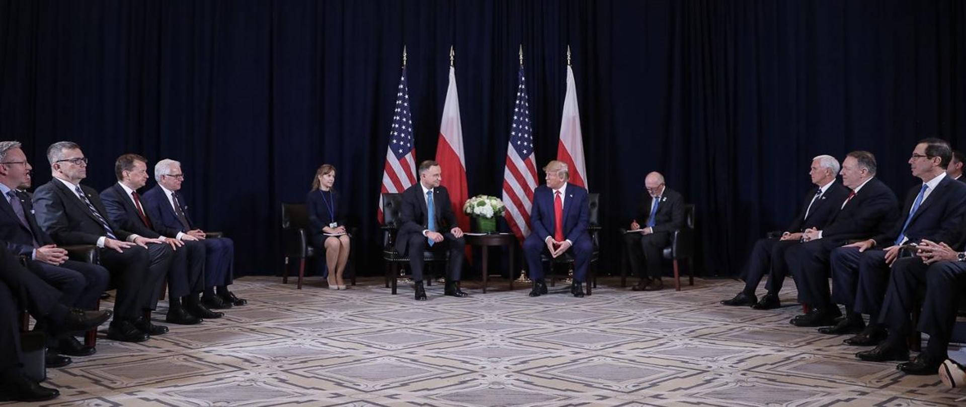 A.Duda and D.Trump talks