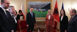 Spotkanie Prezydenta RP z Przewodniczącą Parlamentu Republiki Albanii 
