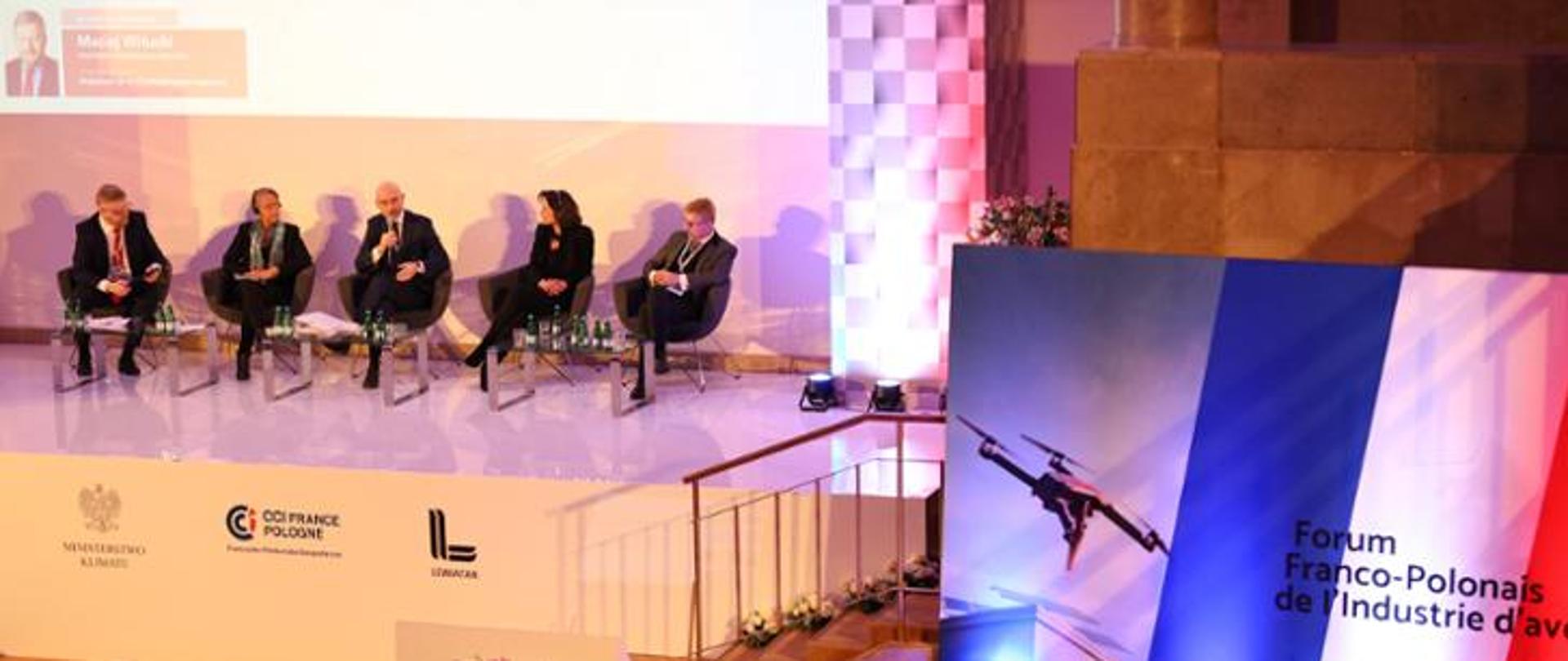 Minister Michał Kurtyka na polsko-francuskim Forum Przyszłości