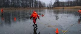 Powiat sokólski - ćwiczenia ratownictwa lodowego.
