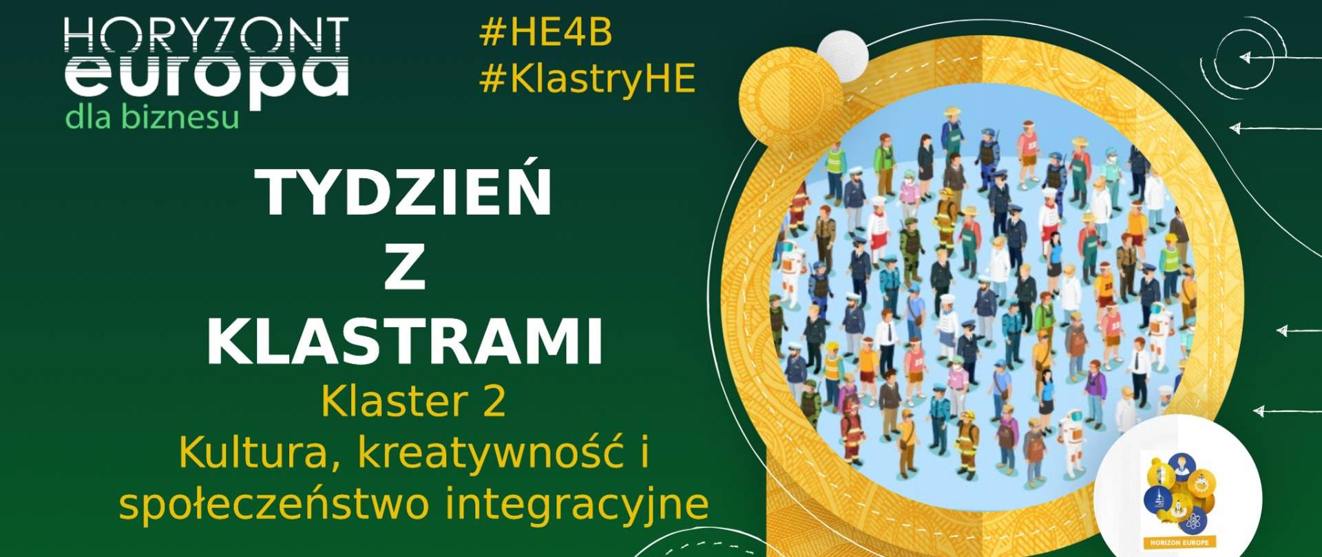Tydzień z klastrami, klaster 2 kultura, kreatywność i społeczeństwo integracyjne 19 października 2021