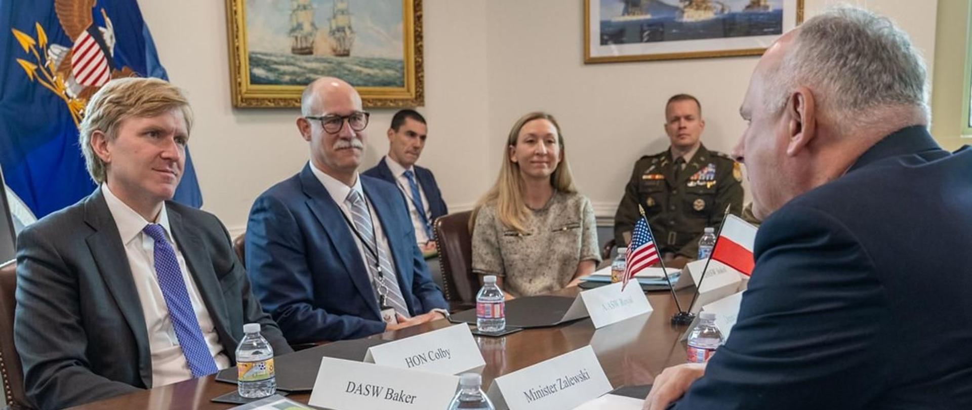 A meeting between the delegation from the Polish Ministry of National Defence, led by secretary of state Paweł Zalewski, and the under secretary of war for policy Elbridge Colby took place in Pentagon on25 November, 2025. 
