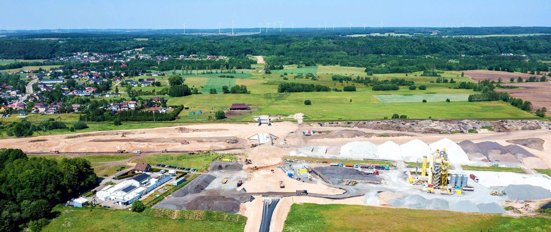 Węzeł Łęczyce na S6, gdzie powstanie droga do elektrowni jądrowej