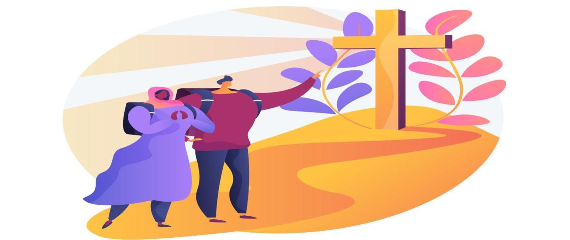 Grafika Pielgrzymka