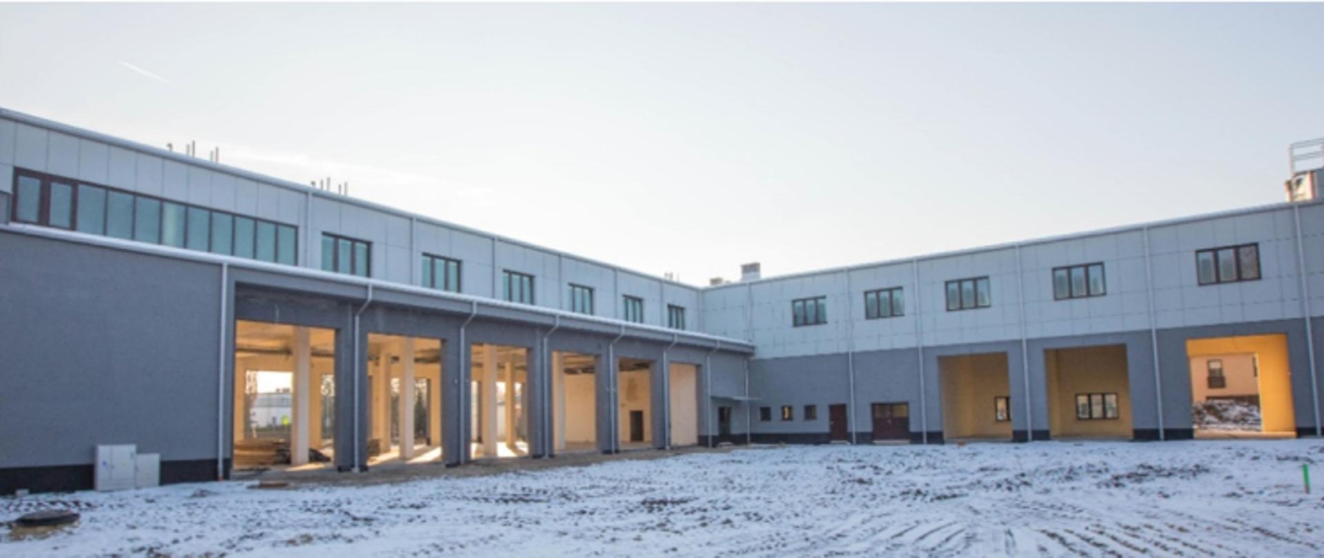 KP PSP Piła – kontynuacja inwestycji (kontynuacja budowy nowego obiektu JRG – stan surowy częściowo zamknięty /bez bram garażowych/)
