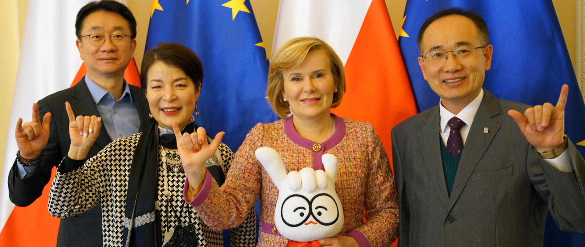 Wiceminister Anna Krupka spotkała się z delegacją Korei Południowej