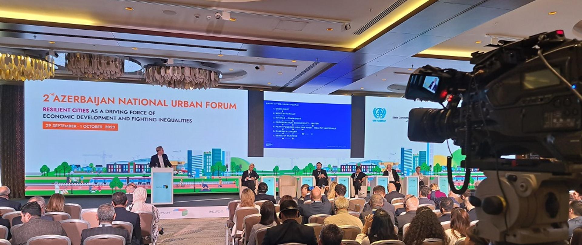 mem. Tomasz Pniewski (Polşa memarlıq bürosu Kuryłowicz & Associates), Azerbaijan National Urban Forum 2023