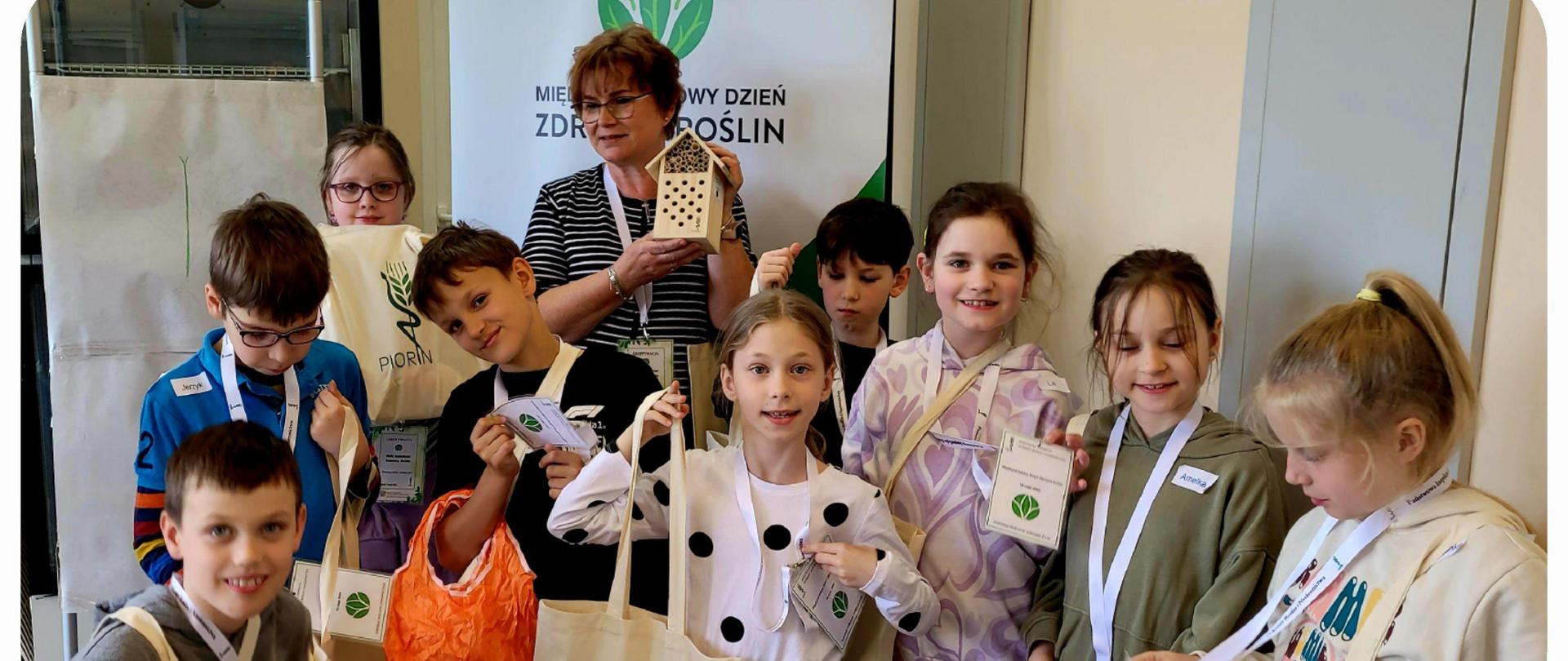 Pamiątki z wizyty w laboratorium