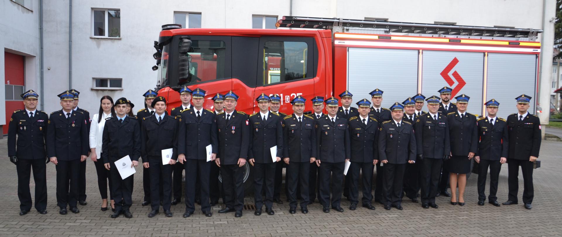 Funkcjonariusze KP PSP Bolesławiec