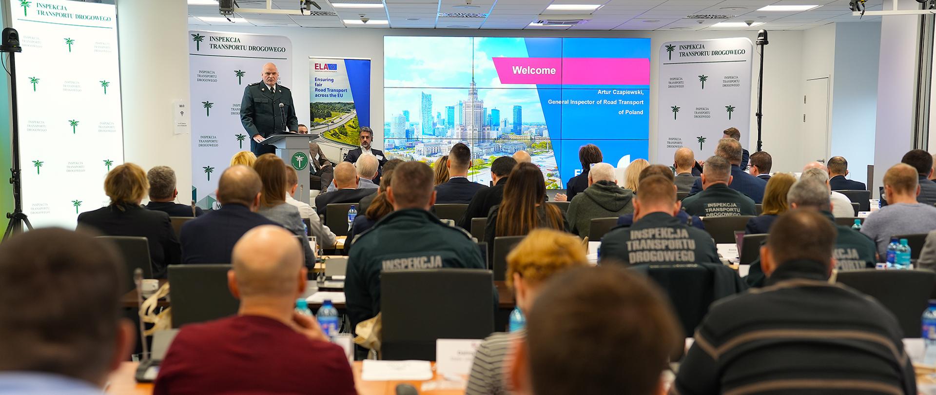 Główny Inspektor Transportu Drogowego Artur Czapiewski
