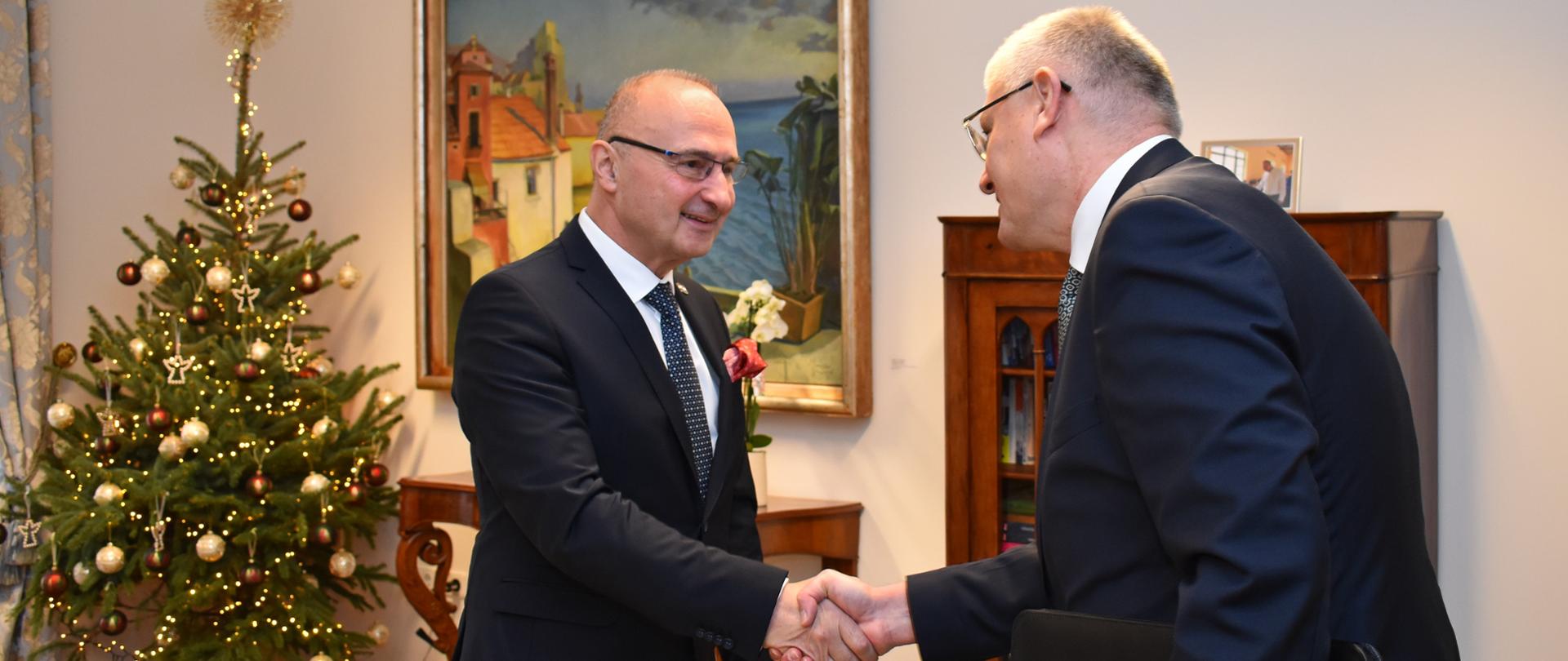 Posjet Veleposlanika P. Czerwinskog ministru vanjskih poslova RH G. Grliću Radmanu