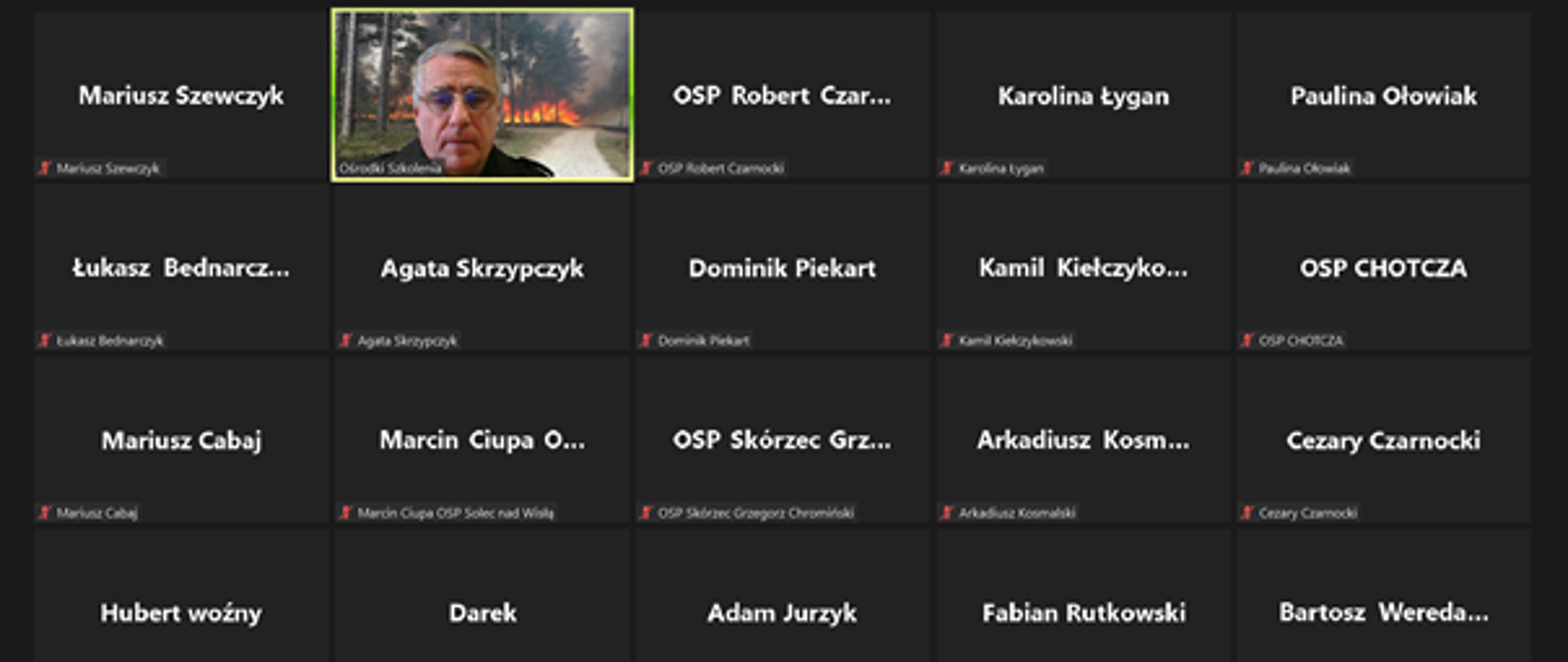 Szkolenie dla kandydatów na naczelników OSP.