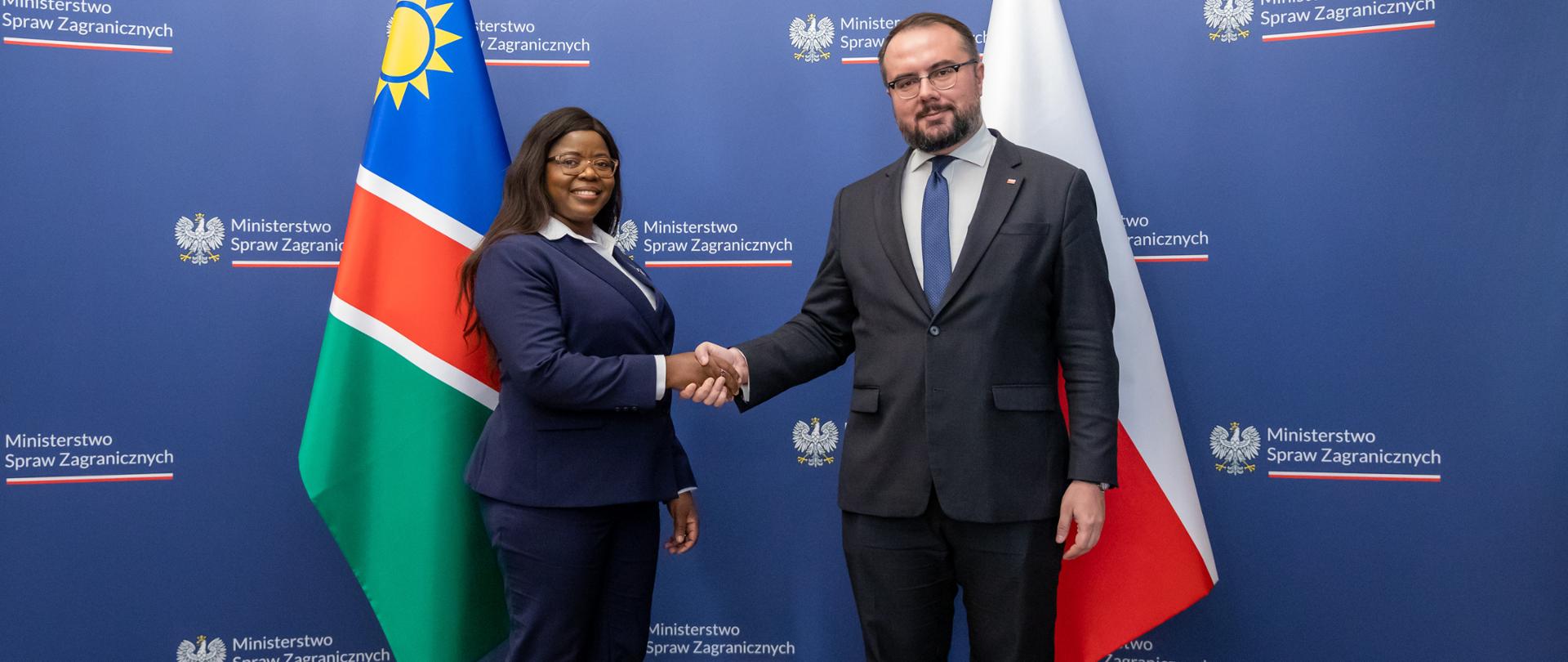 Wiceminister Paweł Jabłoński spotkał się ze swoją namibijską odpowiedniczką, Jenelly Matundu, SZ Republiki Namibii