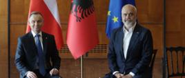 Spotkanie Prezydenta RP A. Dudy z Premierem Albanii E. Ramą