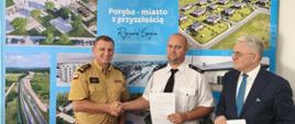 Podpisanie Trójstronnego porozumienia o włączeniu do Krajowego Systemu Ratowniczo-Gaśniczego jednostki OSP Poręba