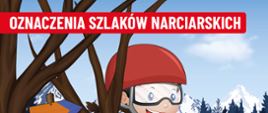 Grafika mówiąca o oznakowaniu szlaków narciarskich