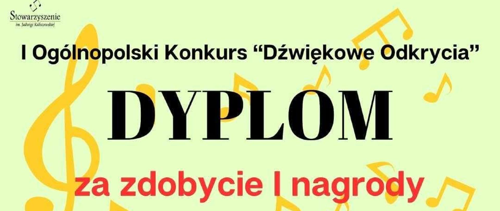 Dyplom za zdobycie I nagrody otrzymuje Marta Grubich