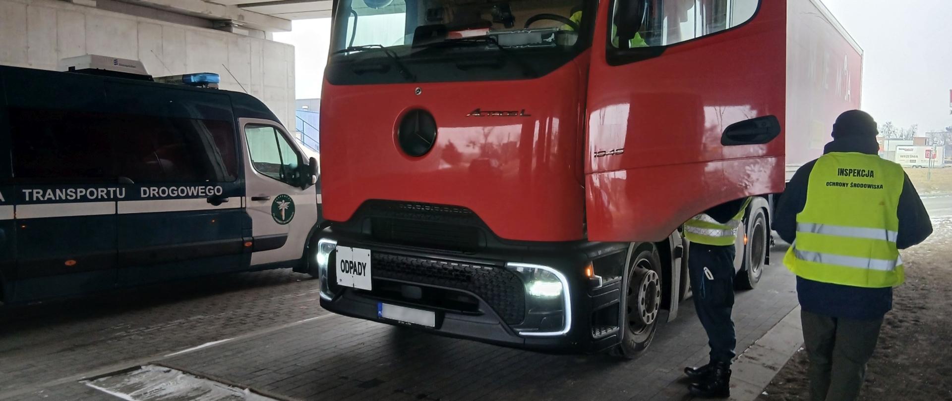 Przewóz odpadów bez naruszeń.