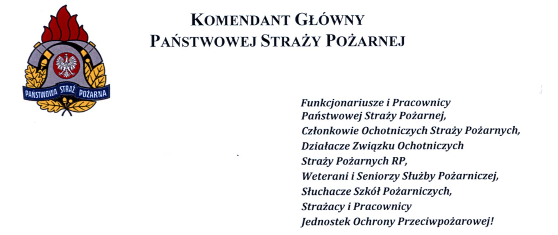 Życzenia z okazji Dnia Strażaka