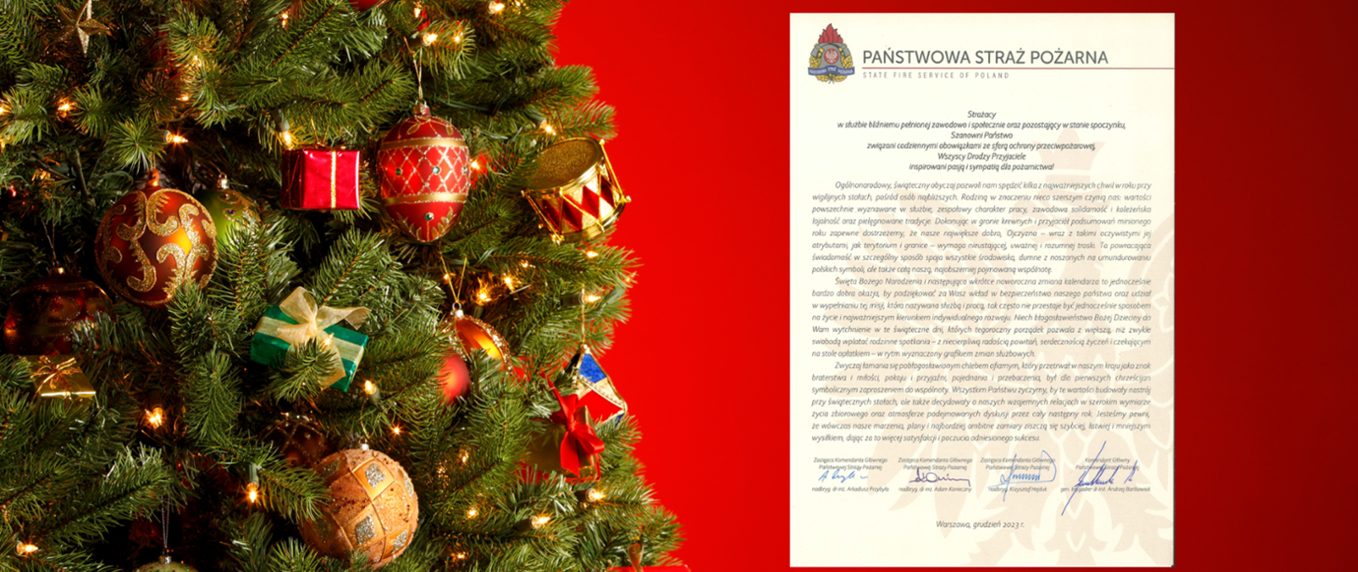 Życzenia KG PSP