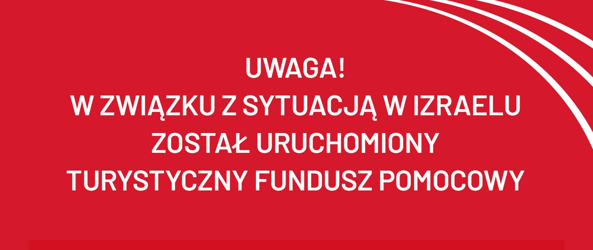 czerwona grafika informacyjna