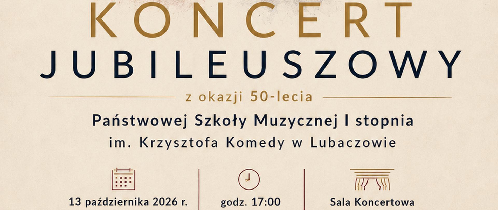 Koncert Jubileuszowy 50-lecia PSM w Lubaczowie