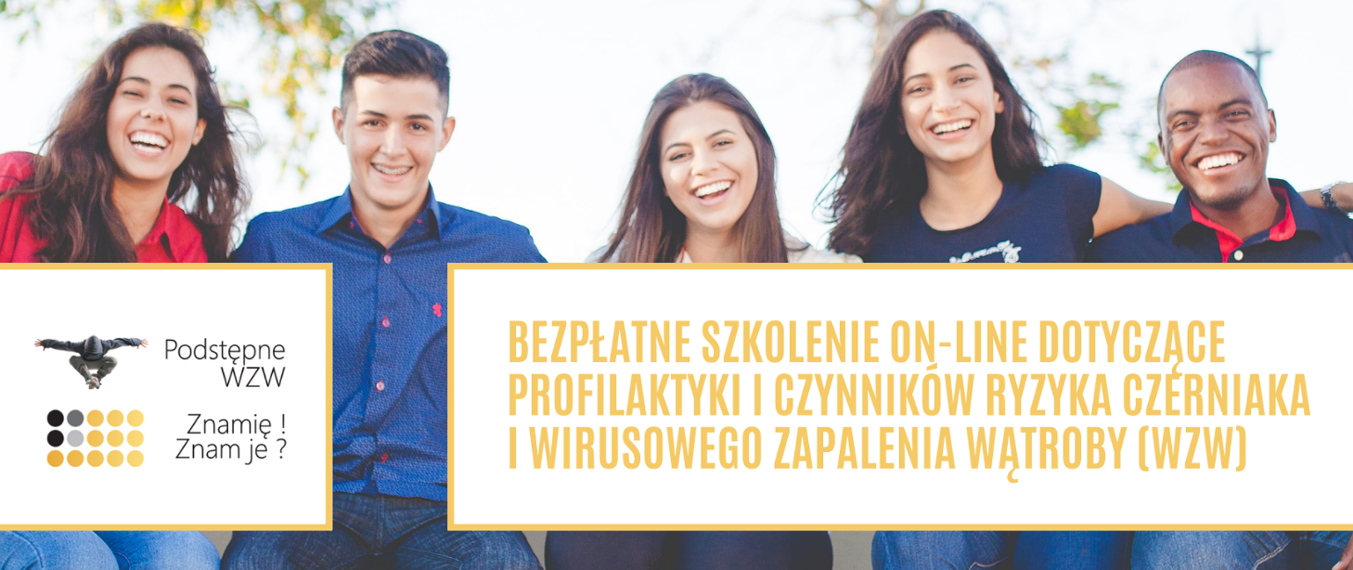 Bezpłatne szkolenie on-line dotyczące profilaktyki i czynników ryzyka czerniaka i wirusowego zapalenia wątroby (WZW)
