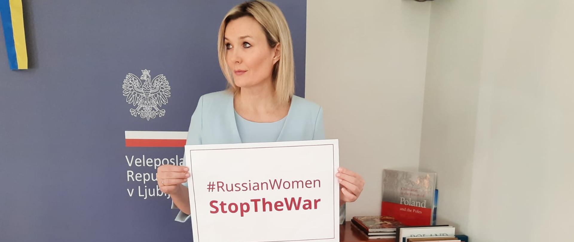 Joanna Olendzka - Kampania #RussianWomenStopTheWar