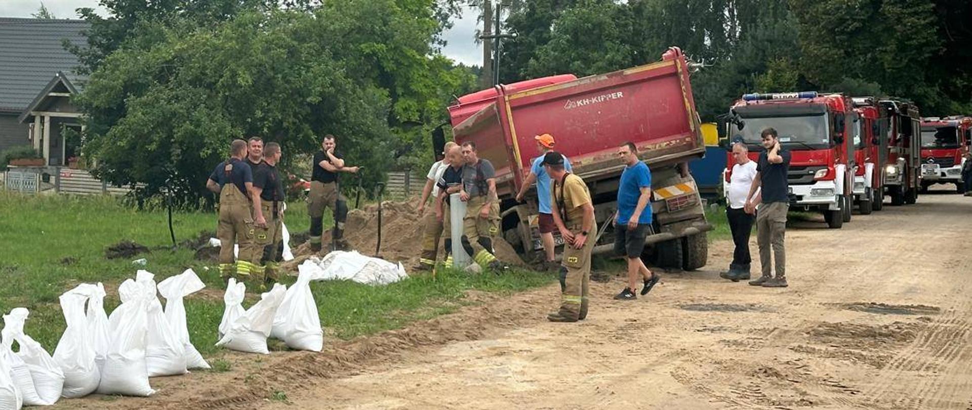 Lokalne podtopienia Nidzica 28.07.2025r.