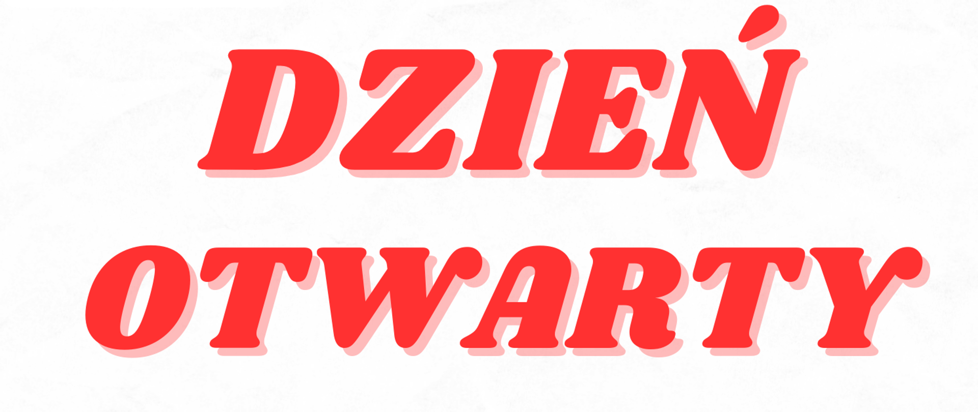 Plakat Dnia otwartego organizowanego w szkole w dniu 09.05.2024r. w godzinach 16:00-18:00. Na palakcie kolorowa pięciolinia z rozsypanymi nutkami. Na środeku duży napis " Dzień otwarty"
