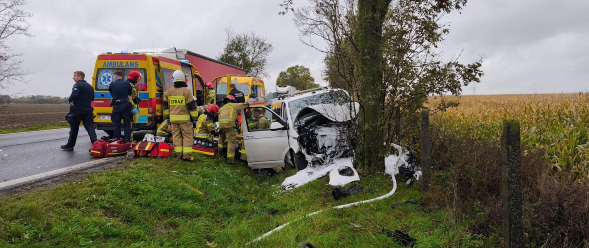 Wypadek w Gulczewie