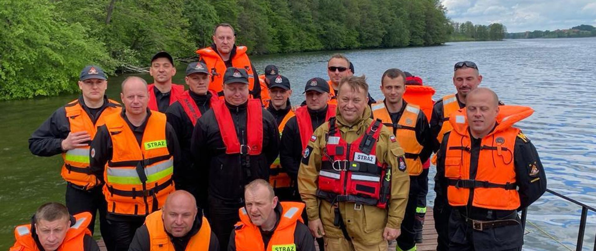 Wizytacja MKW PSP na poligonie szkoleniowym w Kręsku Komendy Wojewódzkiej PSP w Warszawie