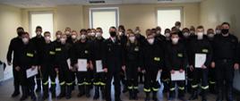 Zakończenie szkolenia podstawowego nr 2 w 2021 r. Strażaków Ratowników OSP – powiat kazimierski