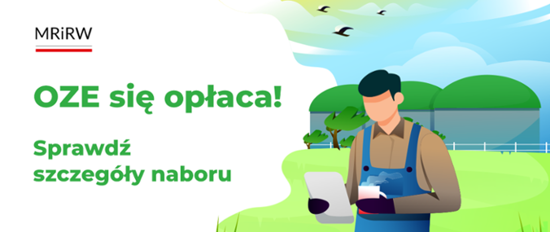 „Inwestycje w gospodarstwach rolnych w zakresie OZE i poprawy efektywności energetycznej”