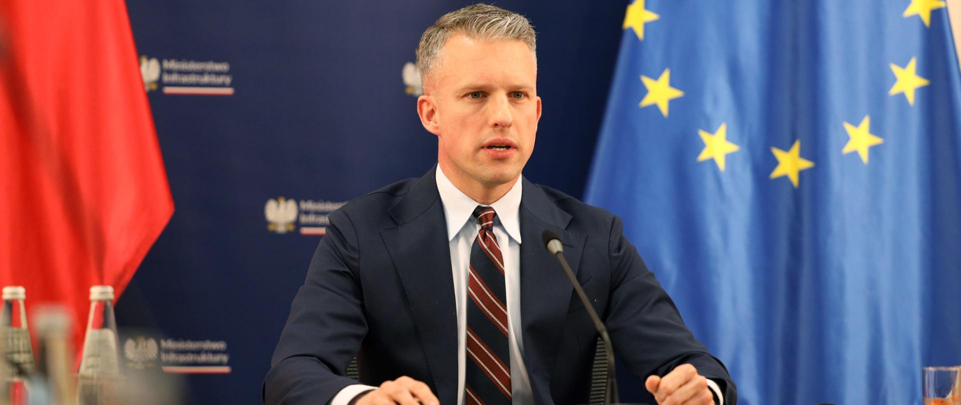 Wiceminister infrastruktury Arkadiusz Marchewka