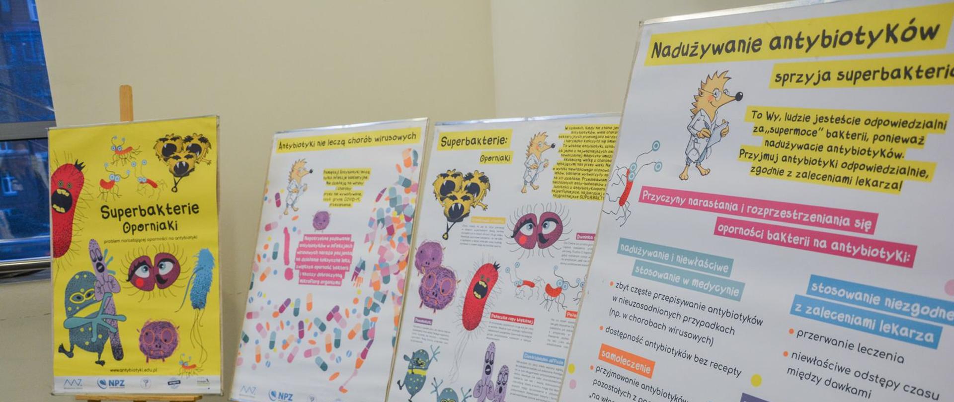 Wystawa antybiotykowa w Specjalistycznym Szpitalu nr 2 w Bytomiu