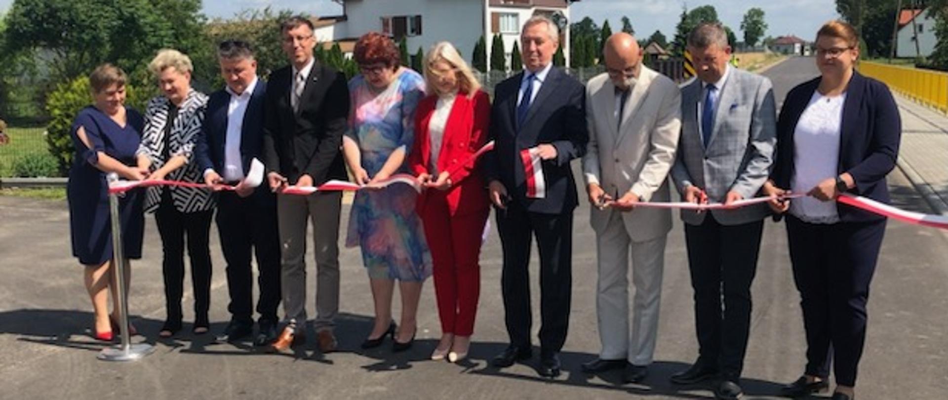 Uroczyste otwarcie drogi powiatowej w Gminie Andrzejewo