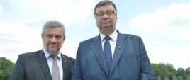 Minister J.K. Ardanowski i sekretarz stanu Sz. Giżynski na Jasnej Górze