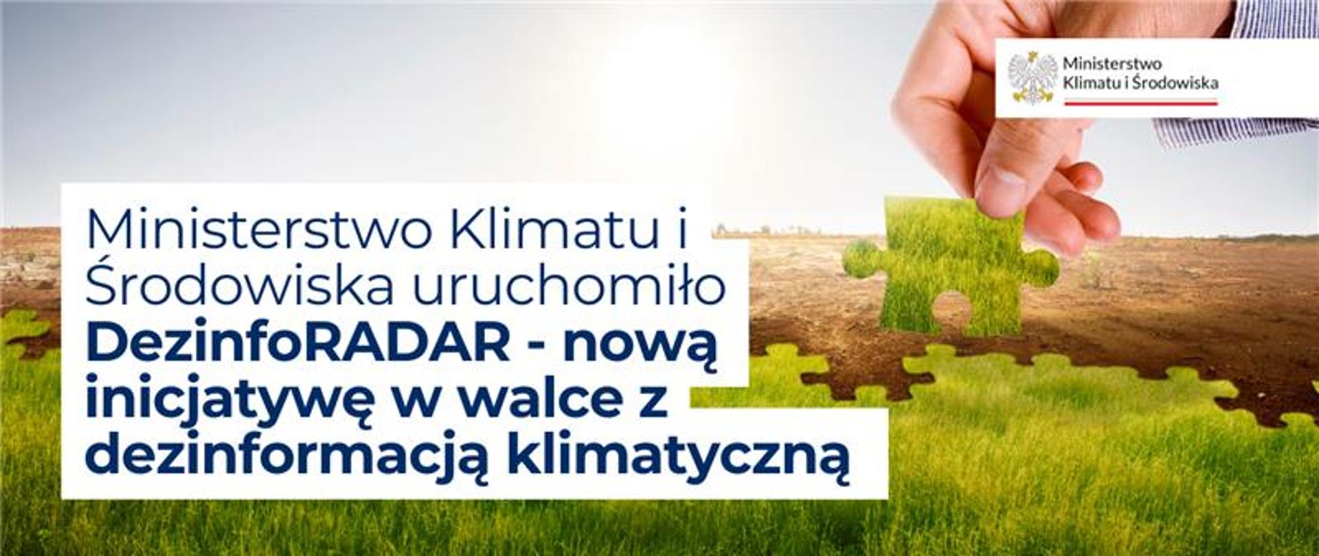 Info grafika informująca o starcie inicjatywy, zwalczającej dezinformację - DezinfoRADAR