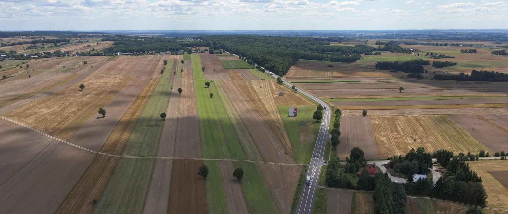 DK17 w okolicach Izbicy