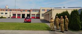Pomorski Komendant Wojewódzki PSP na terenie KP PSP w Pruszczu Gdańskim