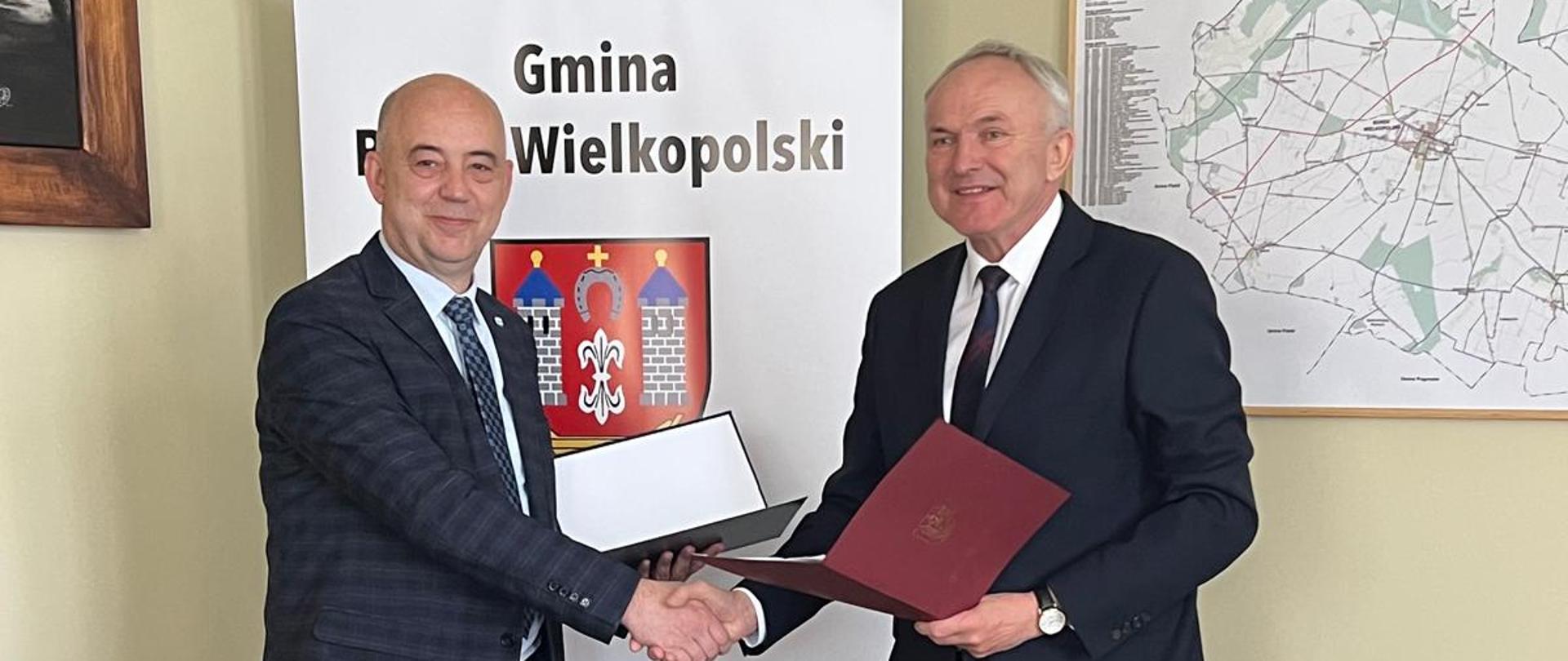 Podpisanie porozumienia pomiędzy Państwowym Gospodarstwem Wodnym Wody Polskie a Gminą Borek Wlkp. dotyczące współpracy na rzecz utrzymania rzeki Pogony, 29.04.2026.