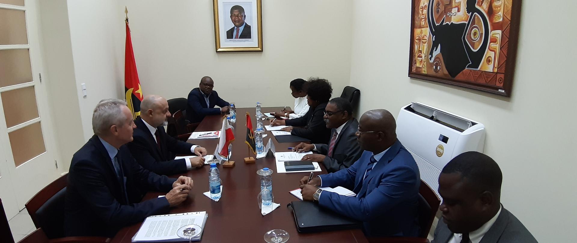 Deputy Minister Maciej Lang visits Angola