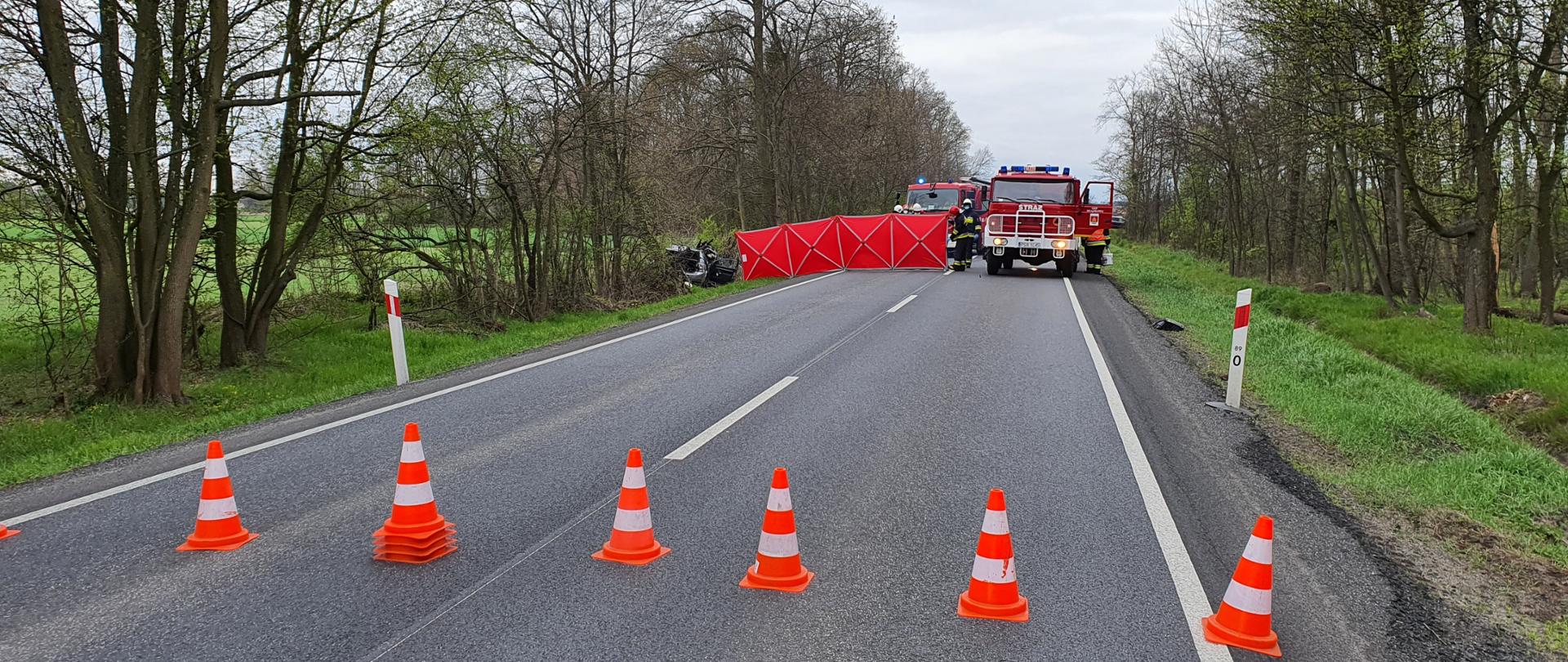 ŚMIERTELNY WYPADEK NA KRAJOWEJ 15