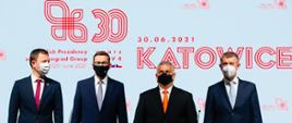 Wspólne zdjęcie premierów Grupy Wyszehradzkiej.