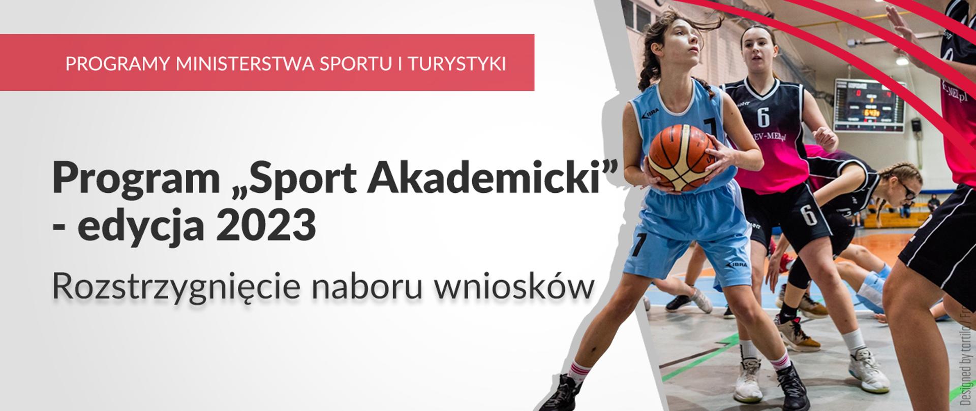 Program Sport Akademicki - edycja 2023, rozstrzygnięcie naboru wniosków. Na zdjęciu koszykarki