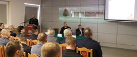 Narada roczna w Komendzie Powiatowej Państwowej Straży Pożarnej w Środzie Wielkopolskiej