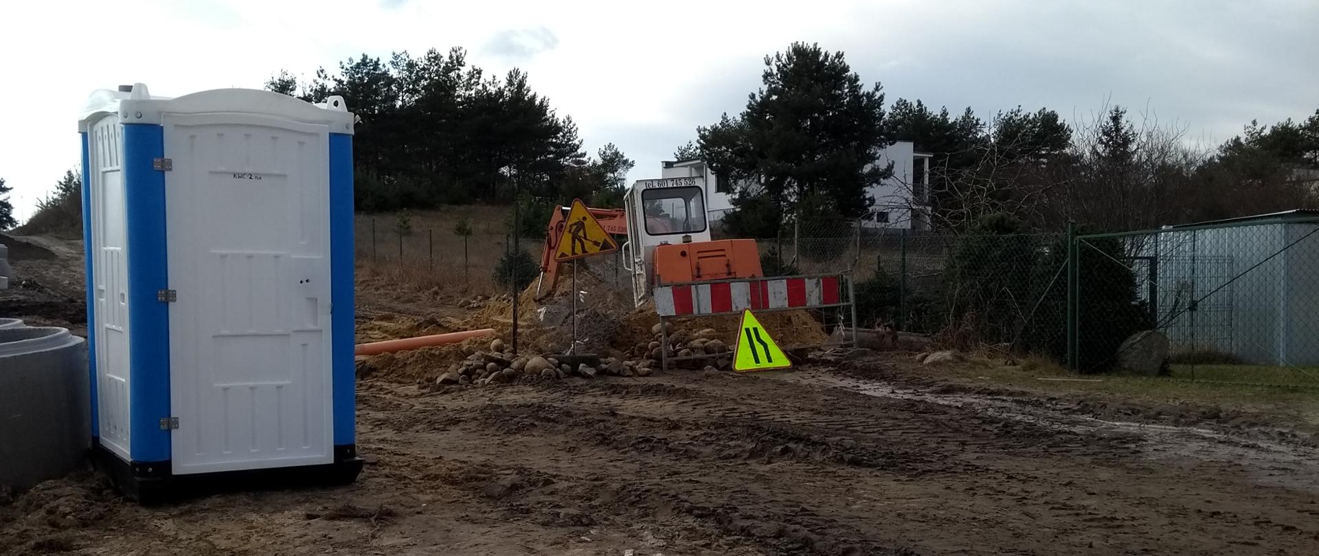 Przerwana rura z gazem